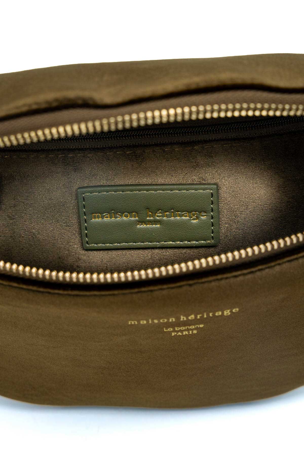 Sac banane - Kimi Velou Vert Bouteille