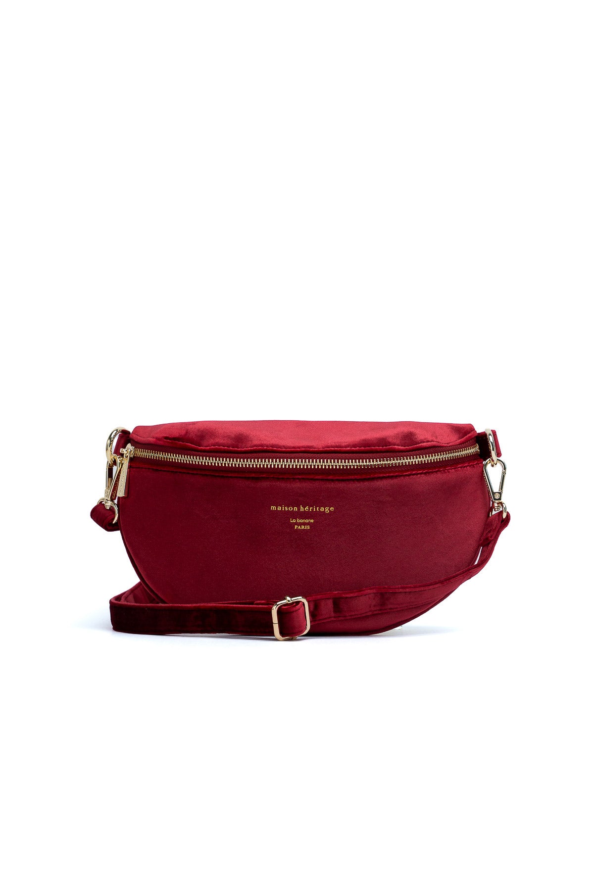 Sac banane - Kimi Velour Rouge