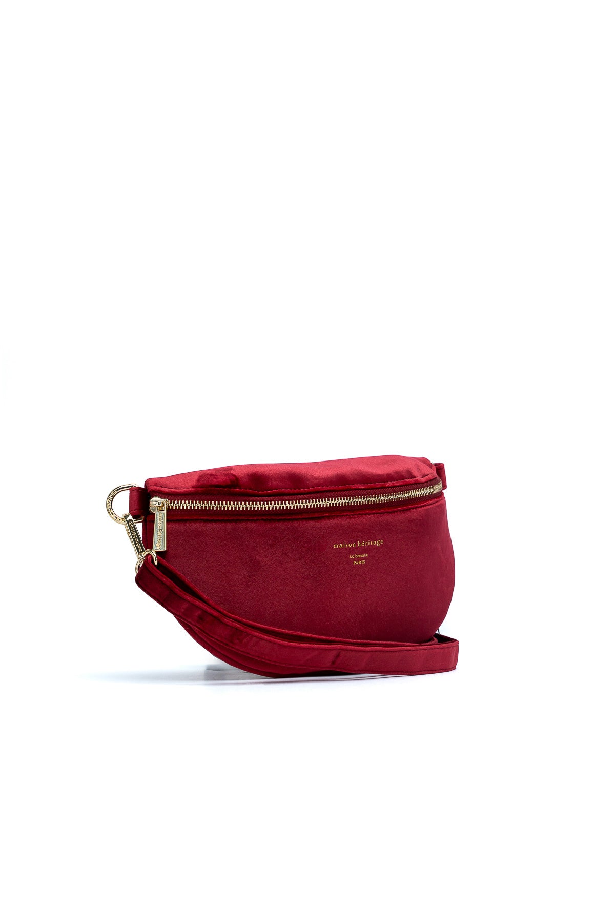 Sac banane - Kimi Velour Rouge