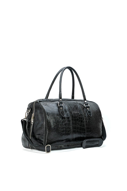 Sac de voyage - Mini Week Croco Noir