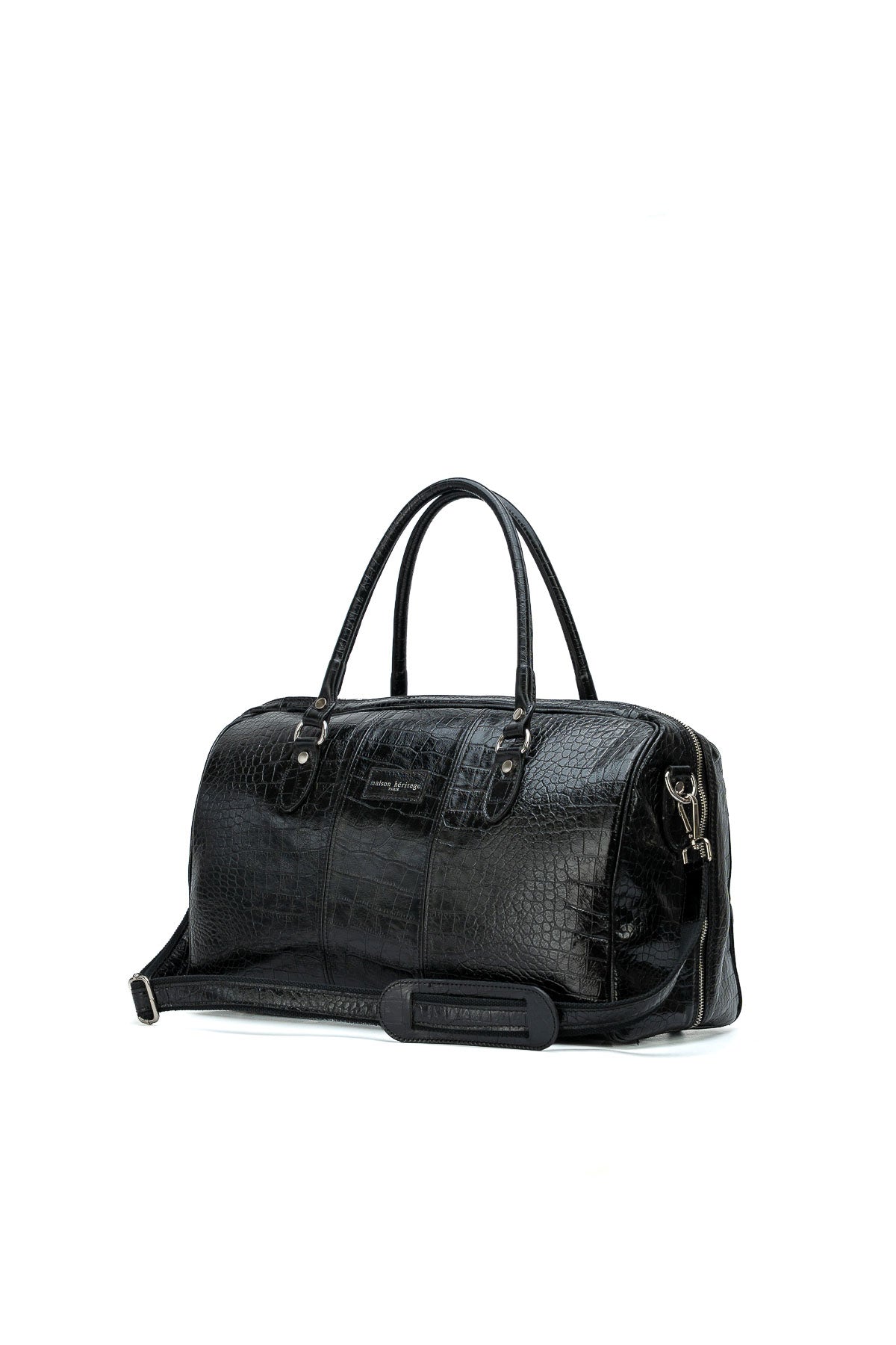Sac de voyage - Mini Week Croco Noir