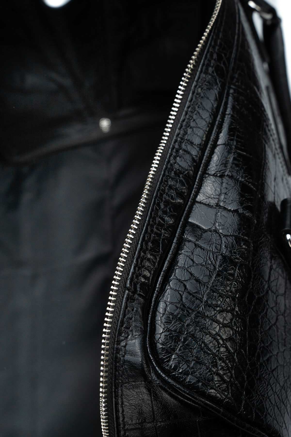 Sac de voyage - Mini Week Croco Noir