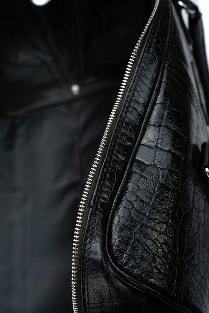 Sac de voyage - Mini Week Croco Noir