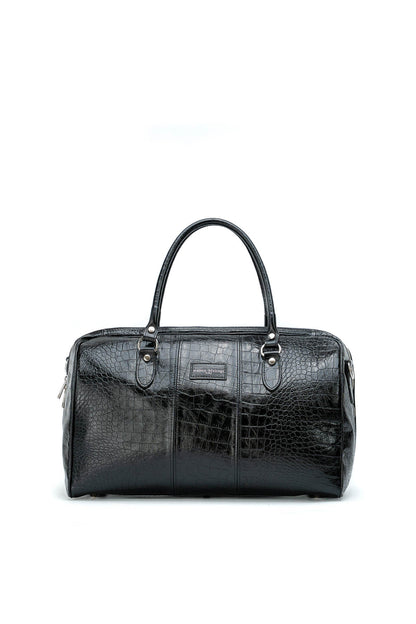 Sac de voyage - Mini Week Croco Noir