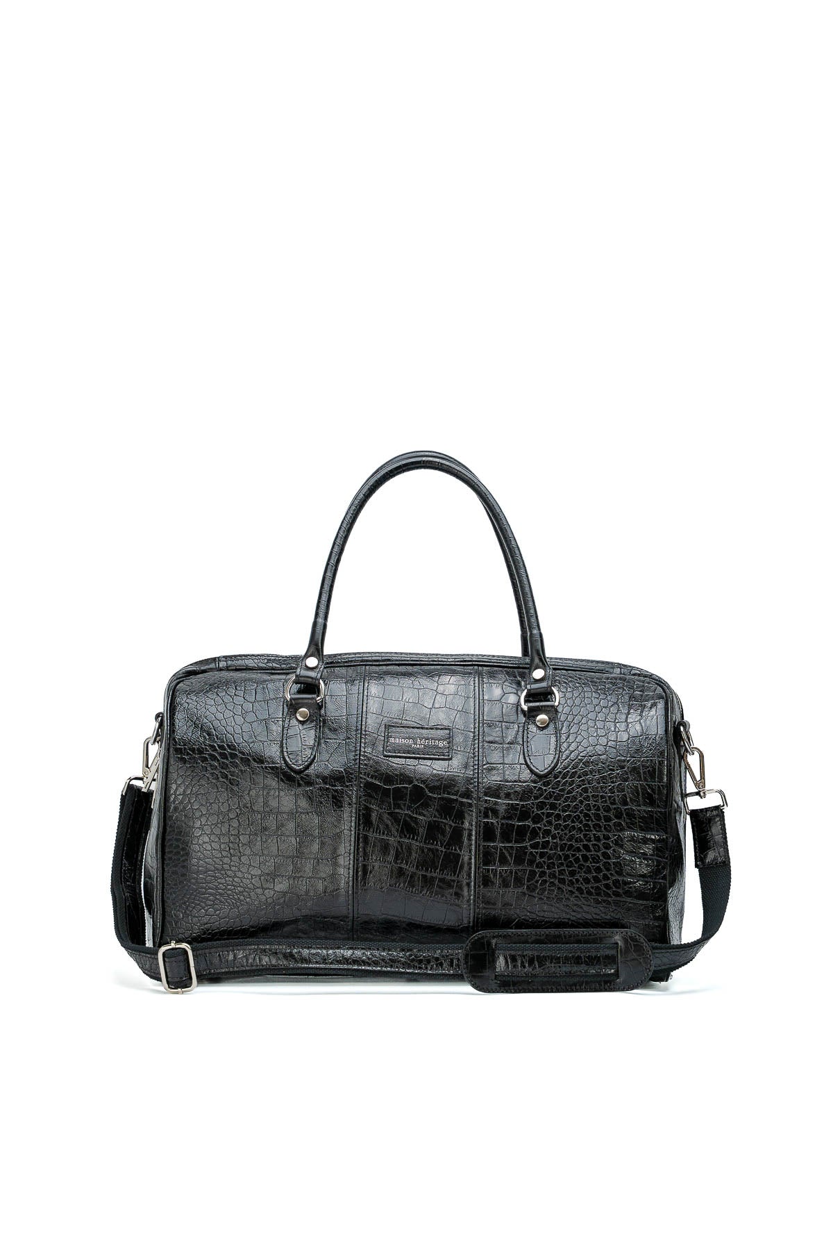 Sac de voyage - Mini Week Croco Noir