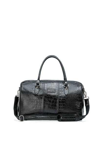 Sac de voyage - Mini Week Croco Noir
