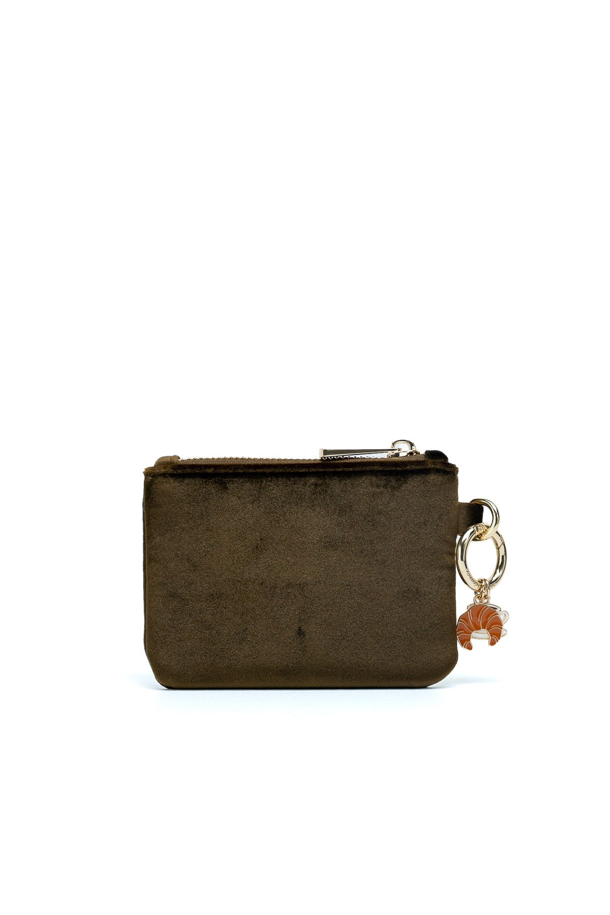 Porte monnaie - Mini Neve Velour Vert Bouteille