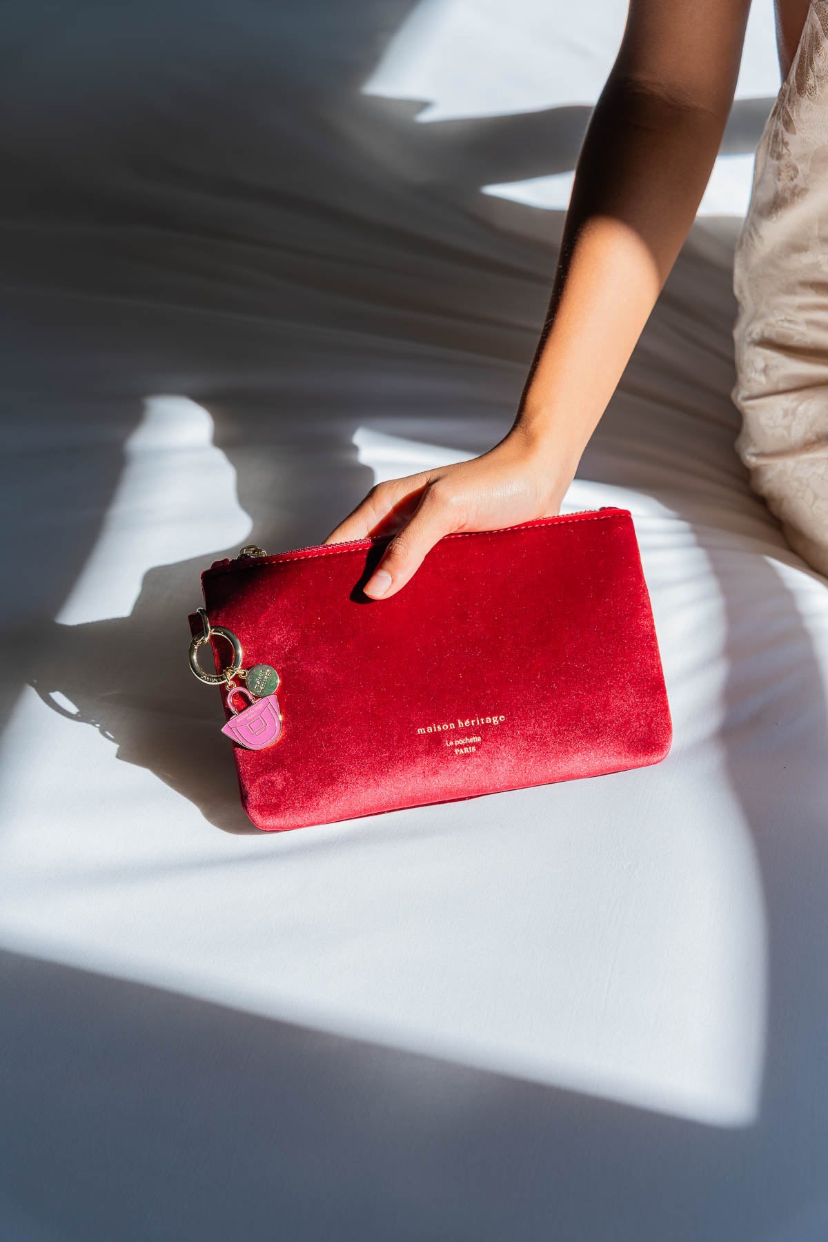La pochette - Neve Velour Rouge