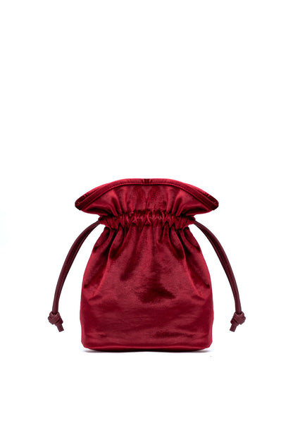 Le pochon - Olwen Velour Rouge