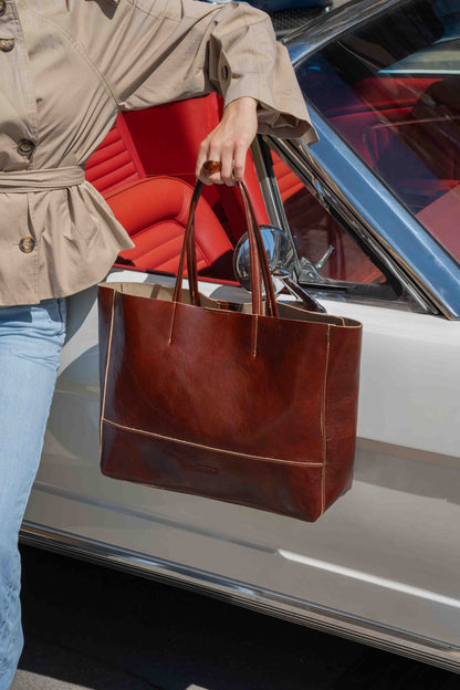 Sac cabas - Salem Marron