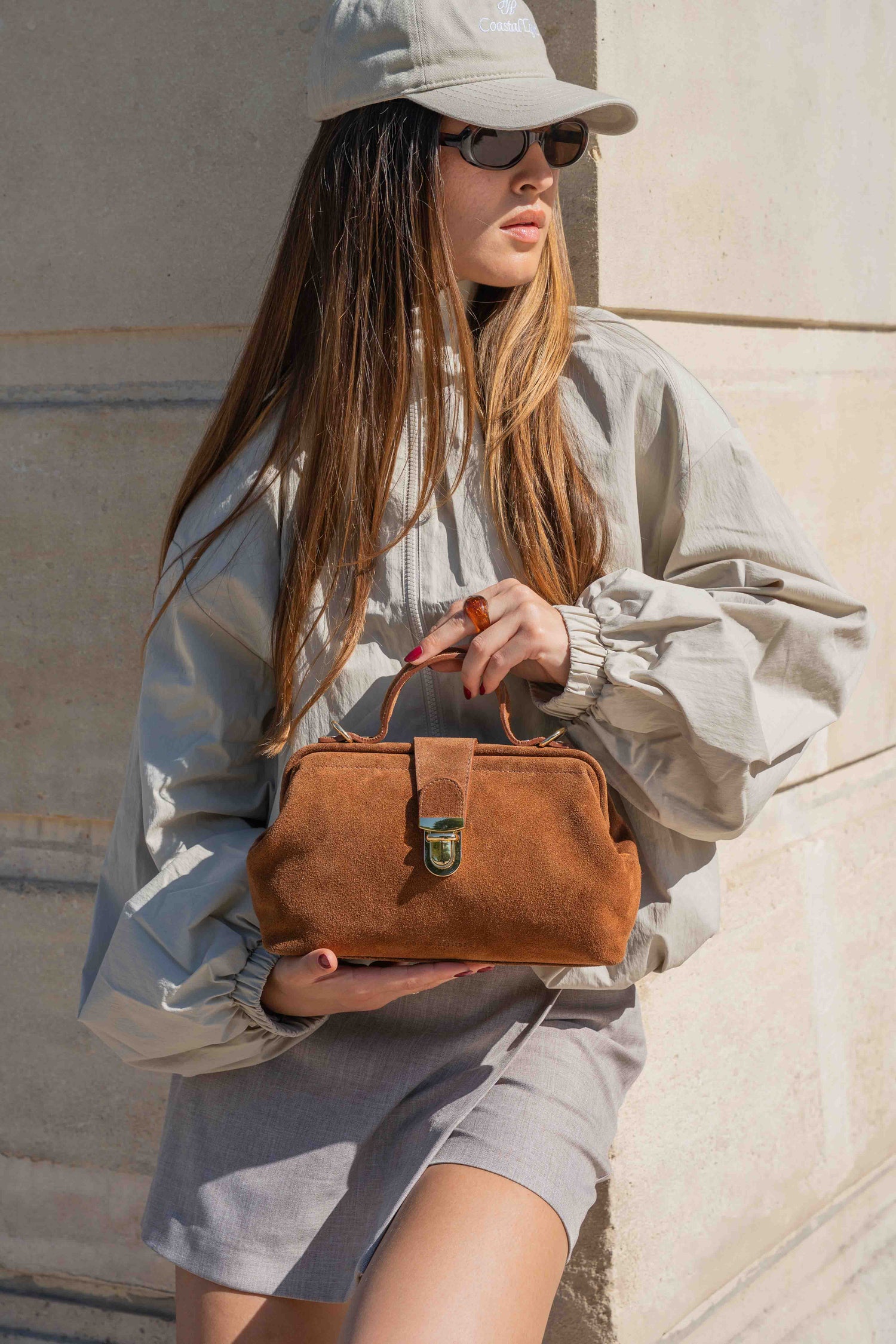 Sac à bandoulière - Swan Marron