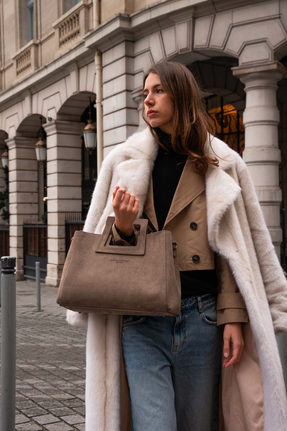 Jane Suede Taupe
