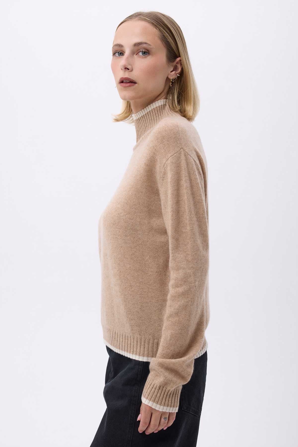 Mona beige blanc