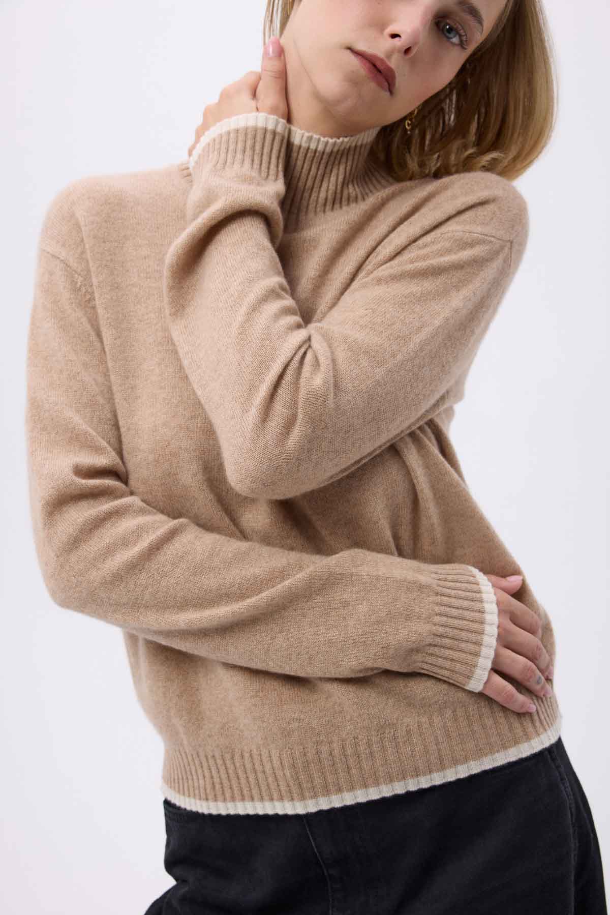 Mona beige blanc