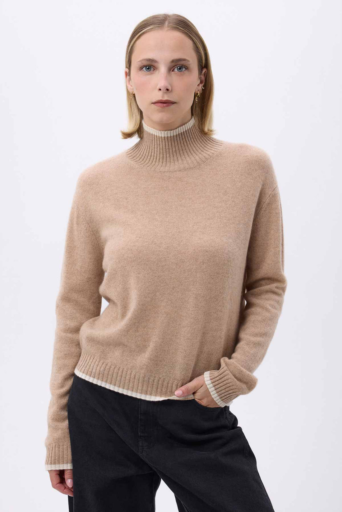 Mona beige blanc