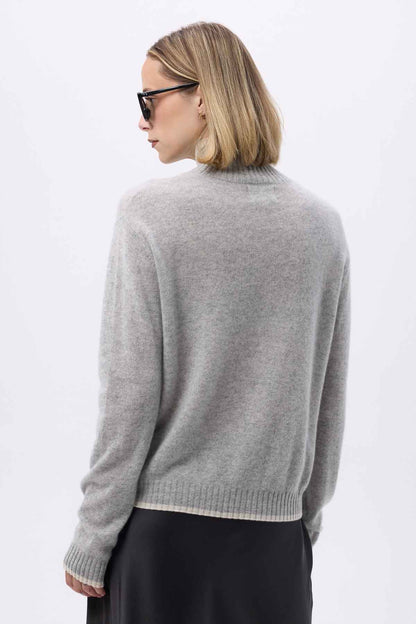 Mona gris clair blanc