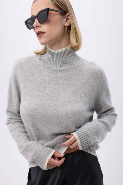 Mona gris clair blanc