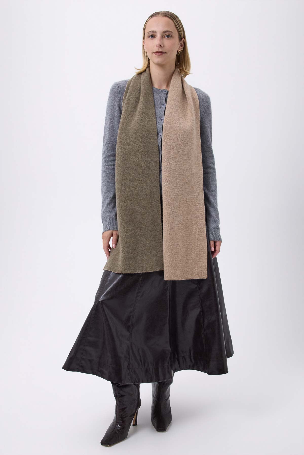 Nuance beige creme-vert khaki