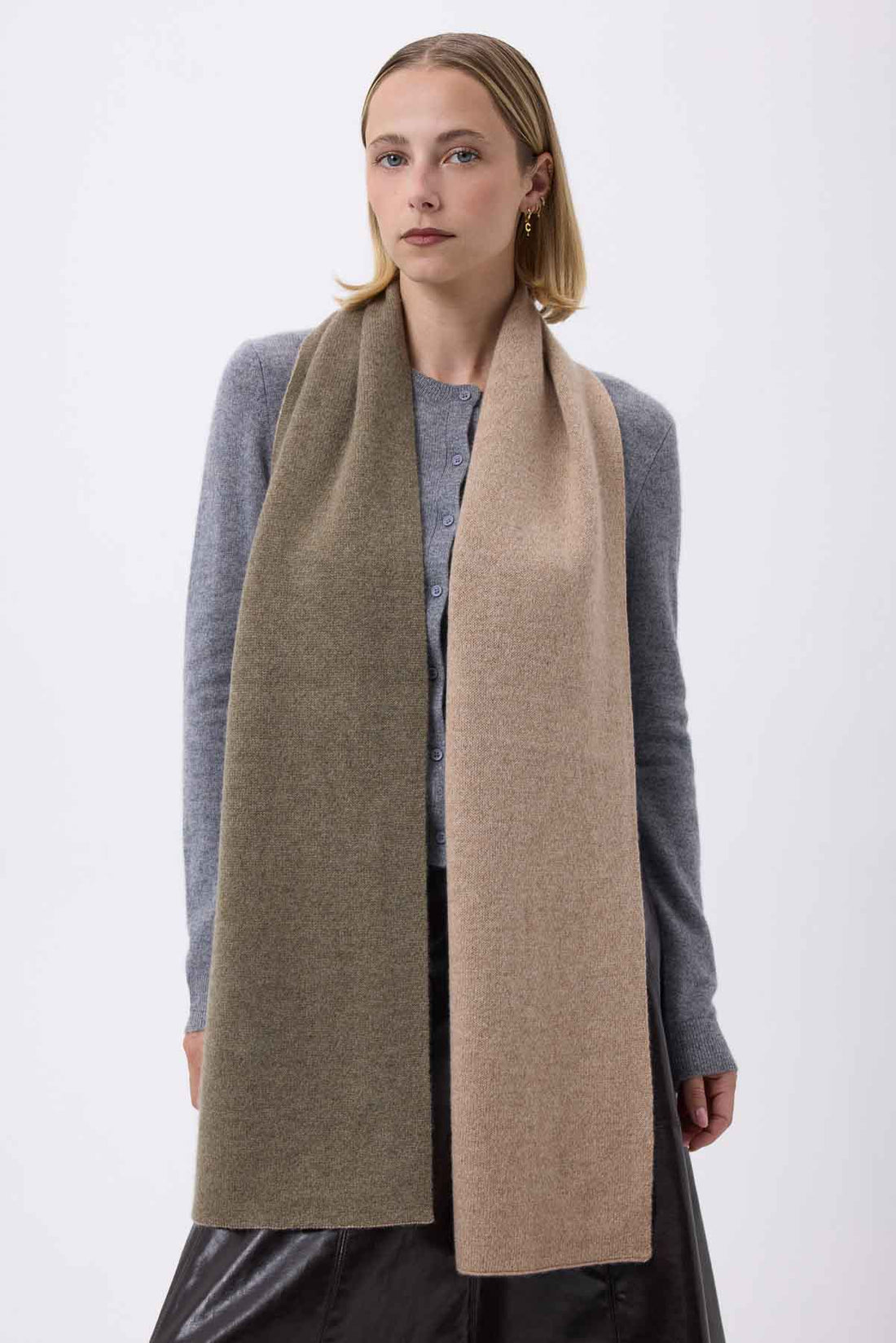 Nuance beige creme-vert khaki