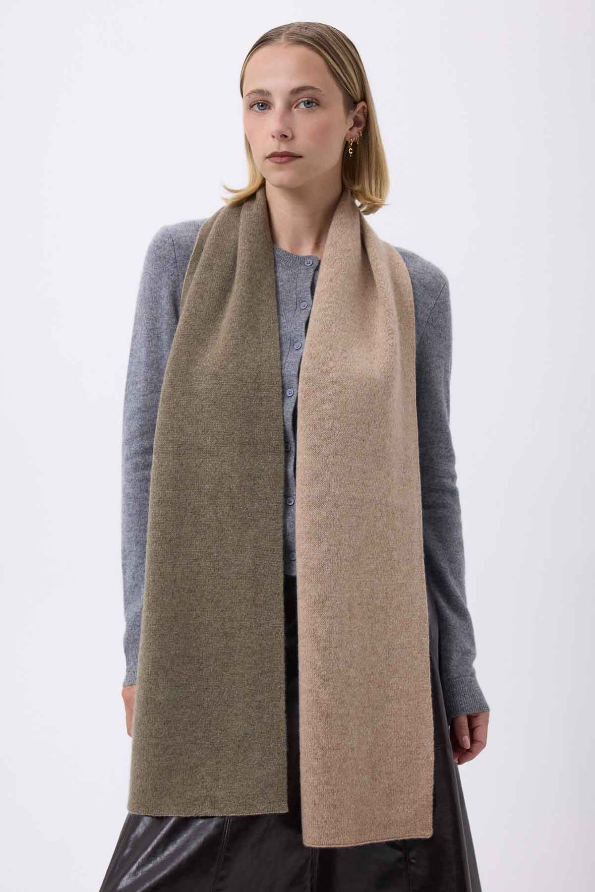 Nuance beige creme-vert khaki