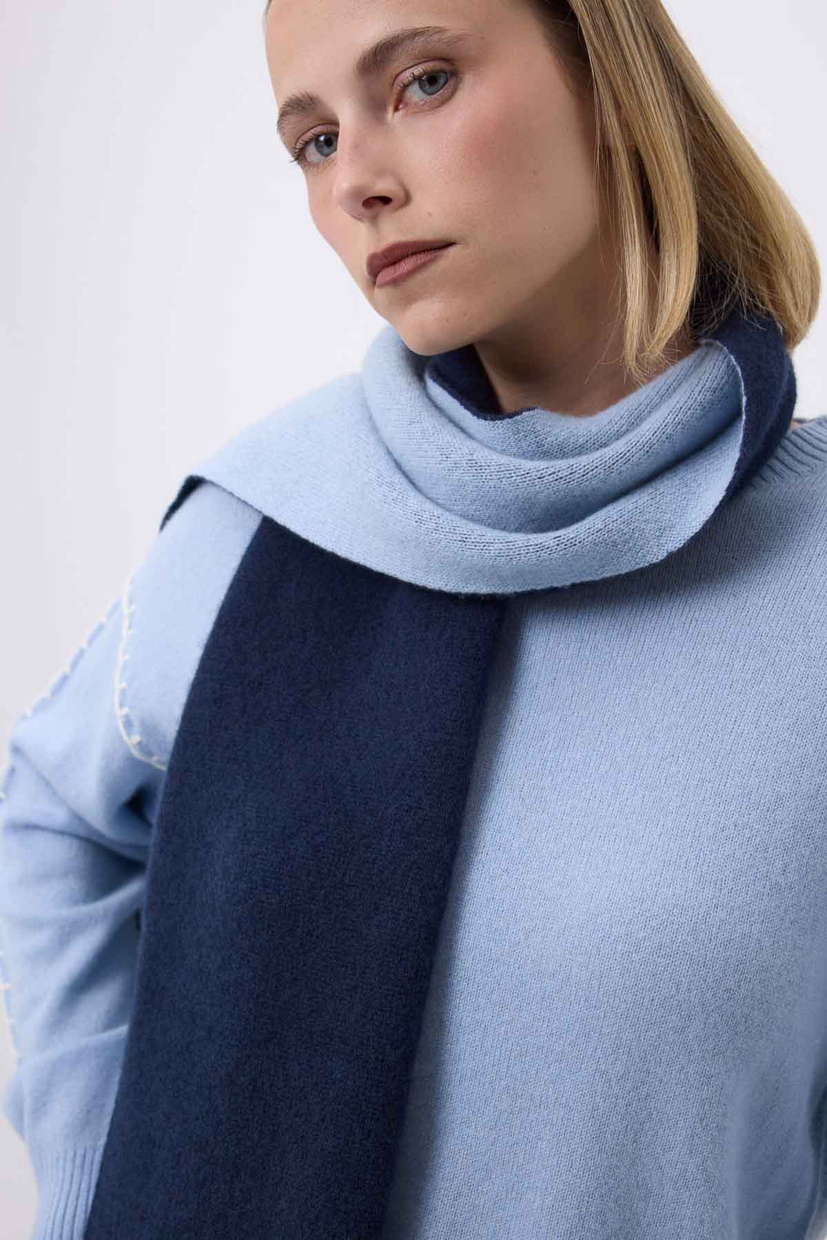 Nuance bleu marine-bleu ciel