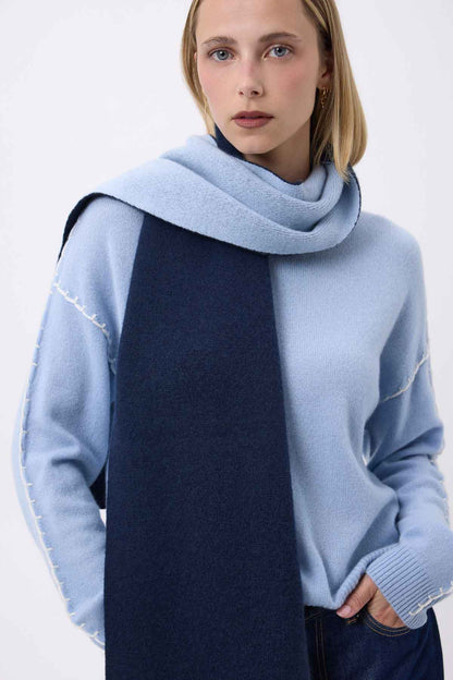 Nuance bleu marine-bleu ciel