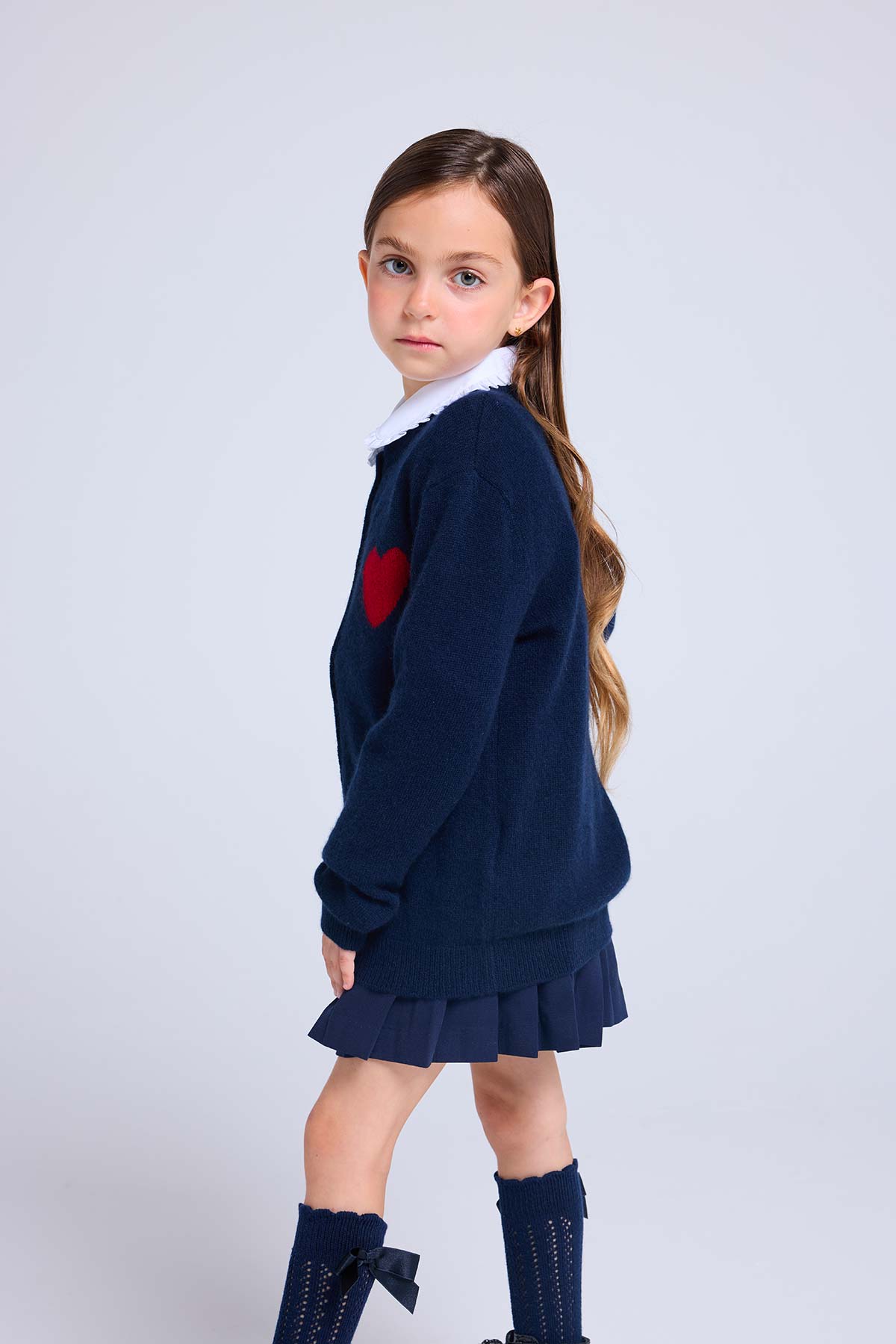 Polly bleu marine rouge