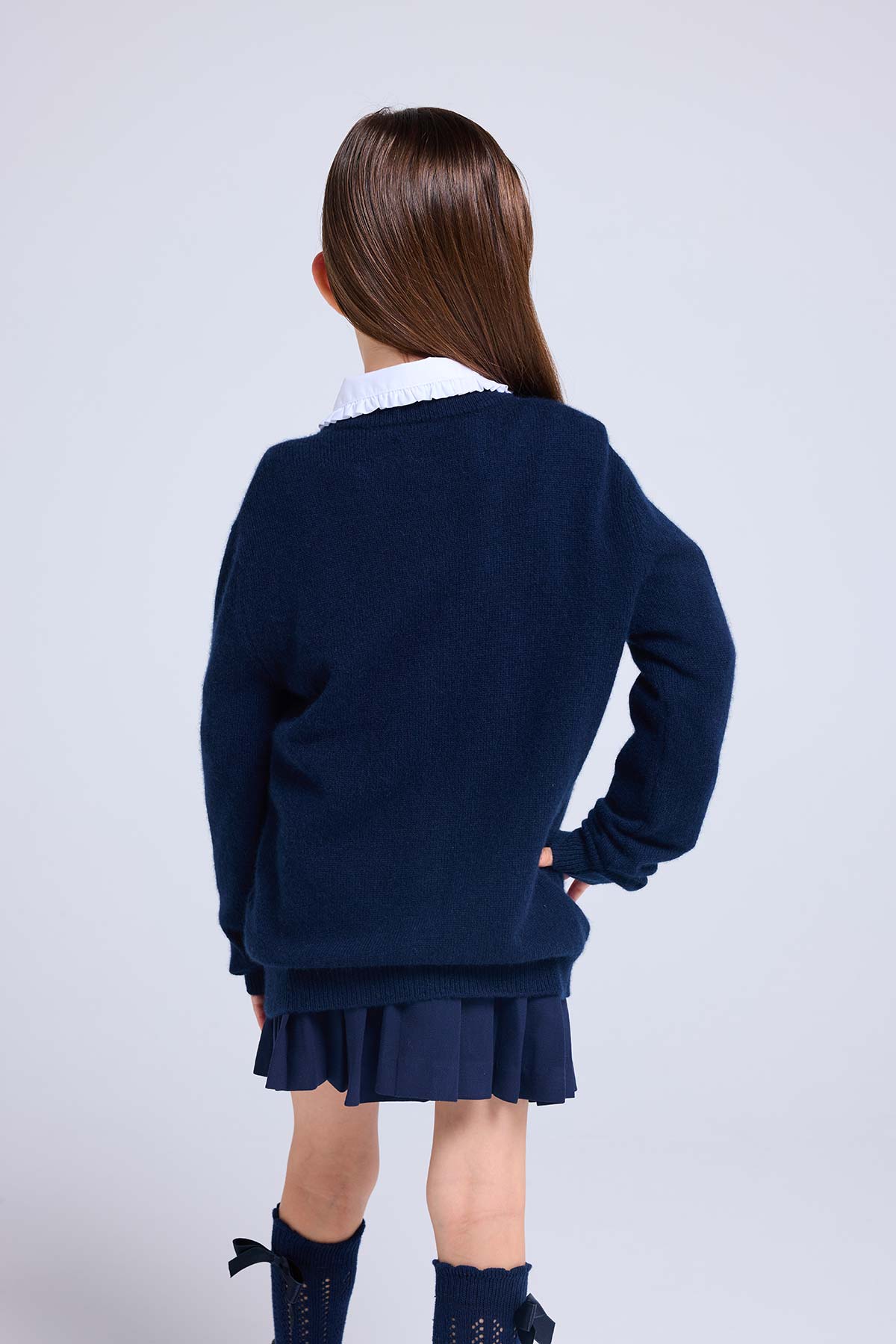 Polly bleu marine rouge