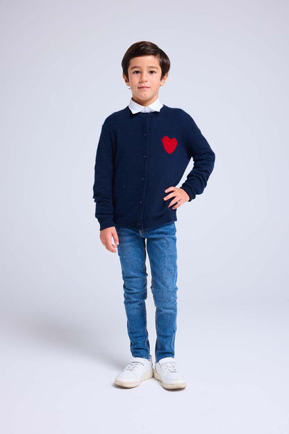 Polly bleu marine rouge