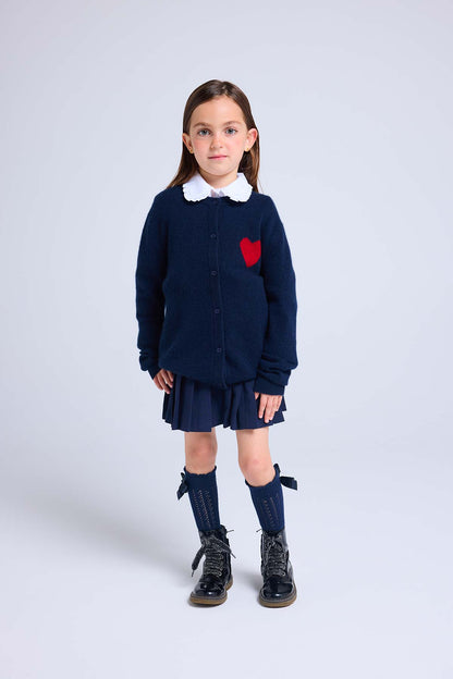 Polly bleu marine rouge