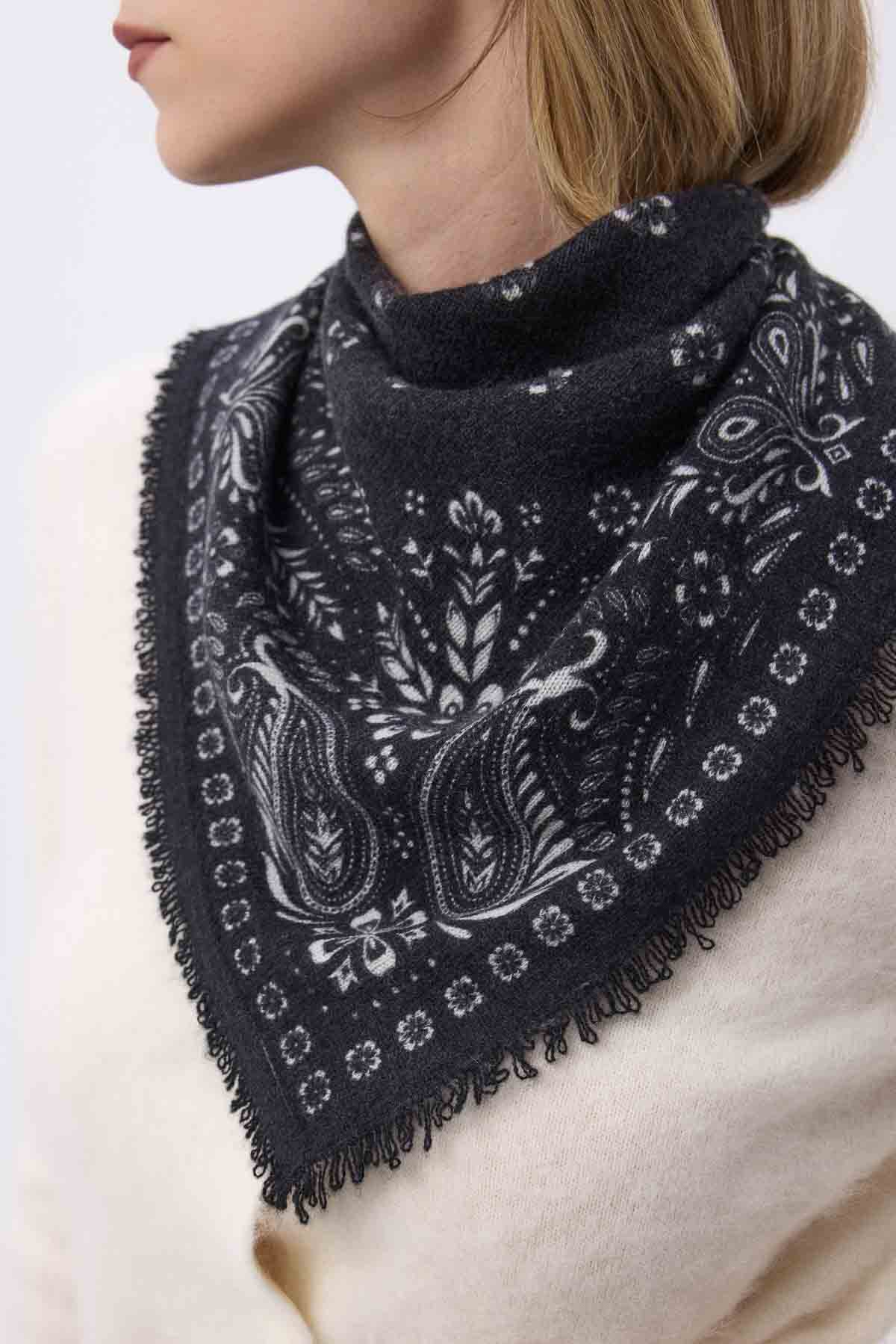 Bandana Small Angy noir  blanc
