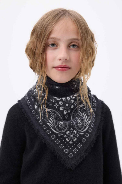 Bandana Small Angy noir  blanc