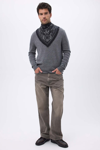 Bandana Small Angy noir  blanc