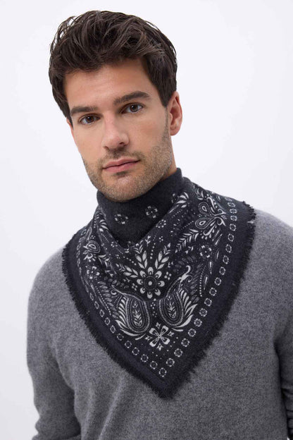 Bandana Small Angy noir  blanc