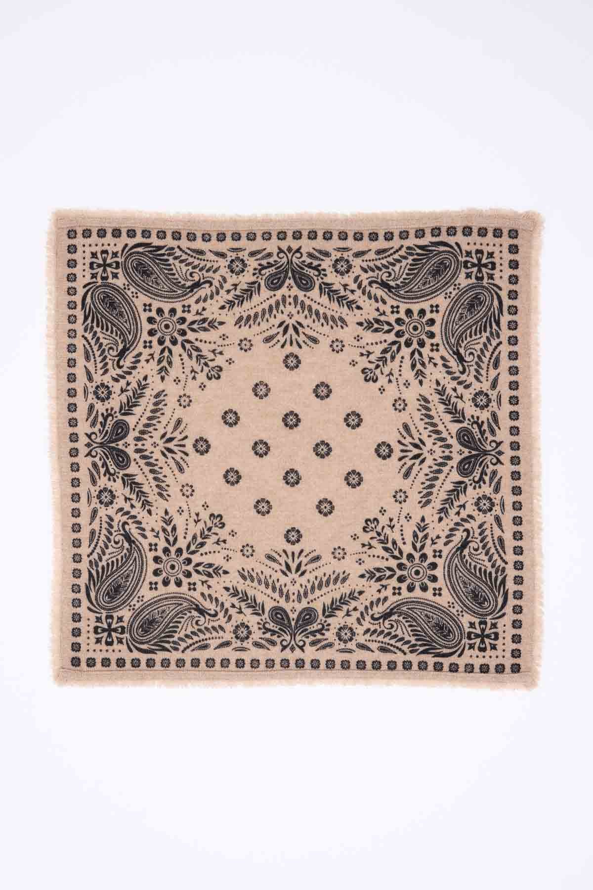 Bandana Small Angy beige noir