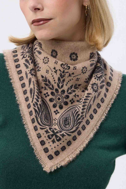 Bandana Small Angy beige noir
