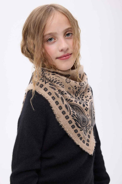 Bandana Small Angy beige noir