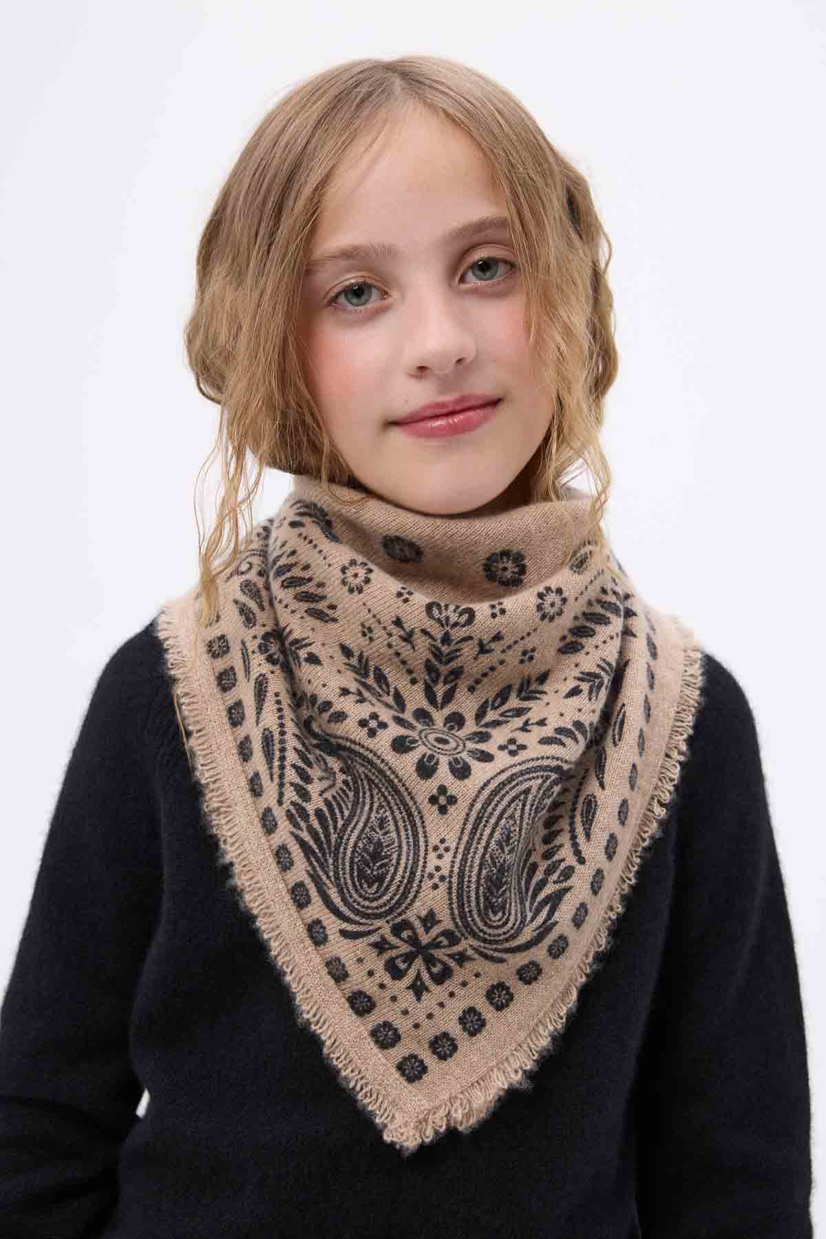 Bandana Small Angy beige noir