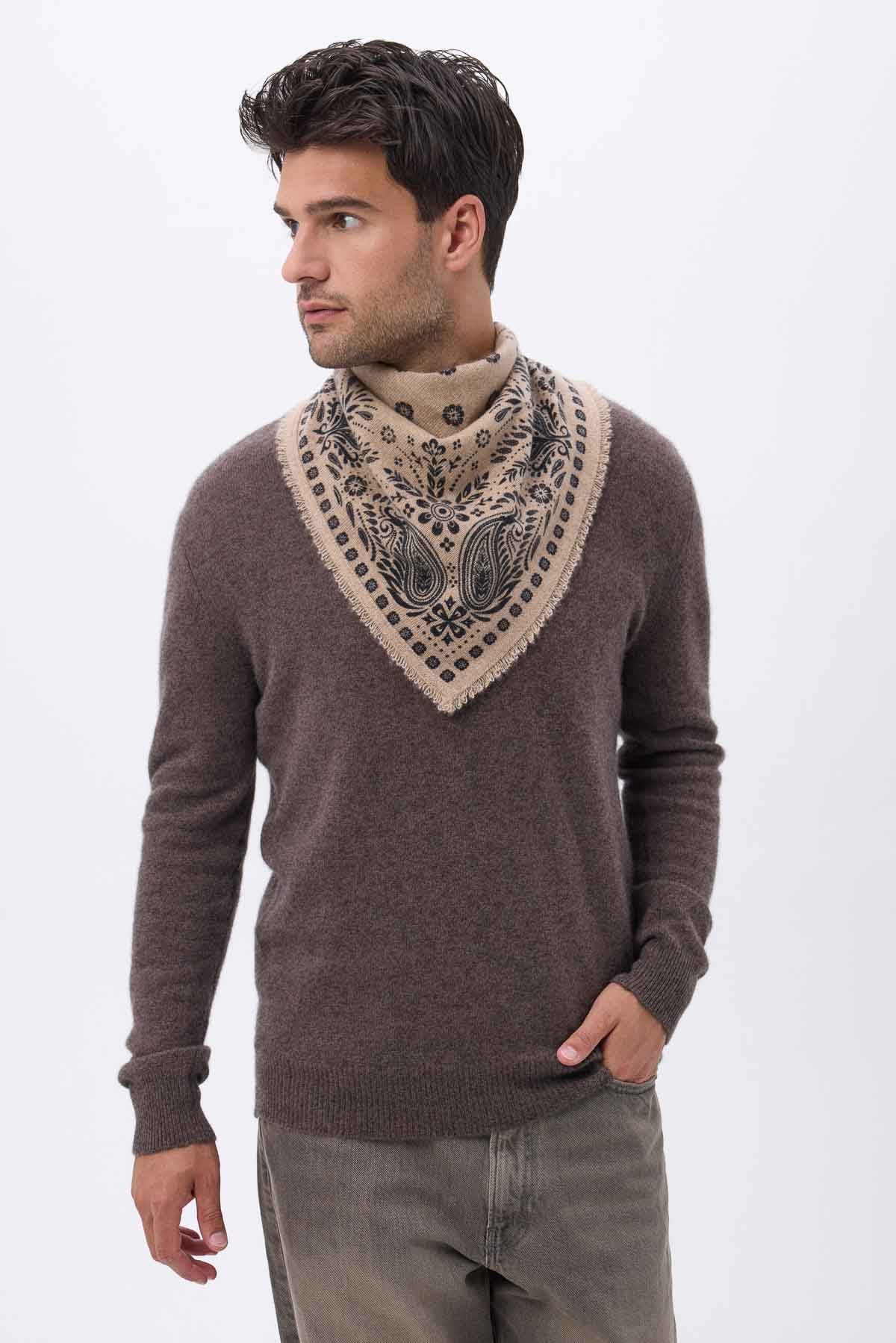 Bandana Small Angy beige noir