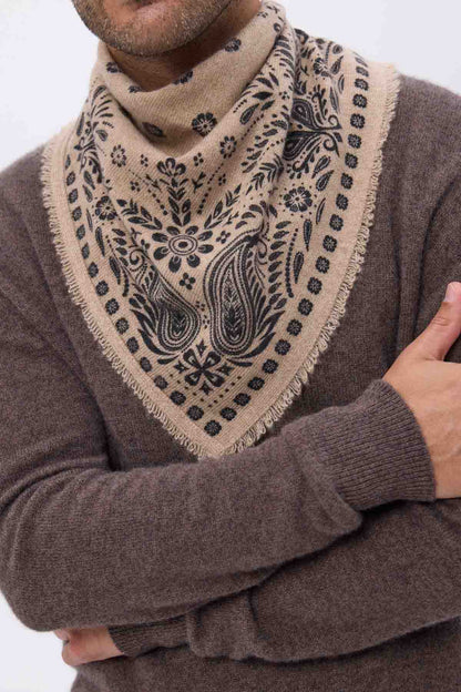 Bandana Small Angy beige noir