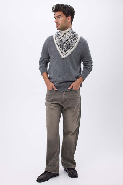 Bandana Small Angy blanc noir