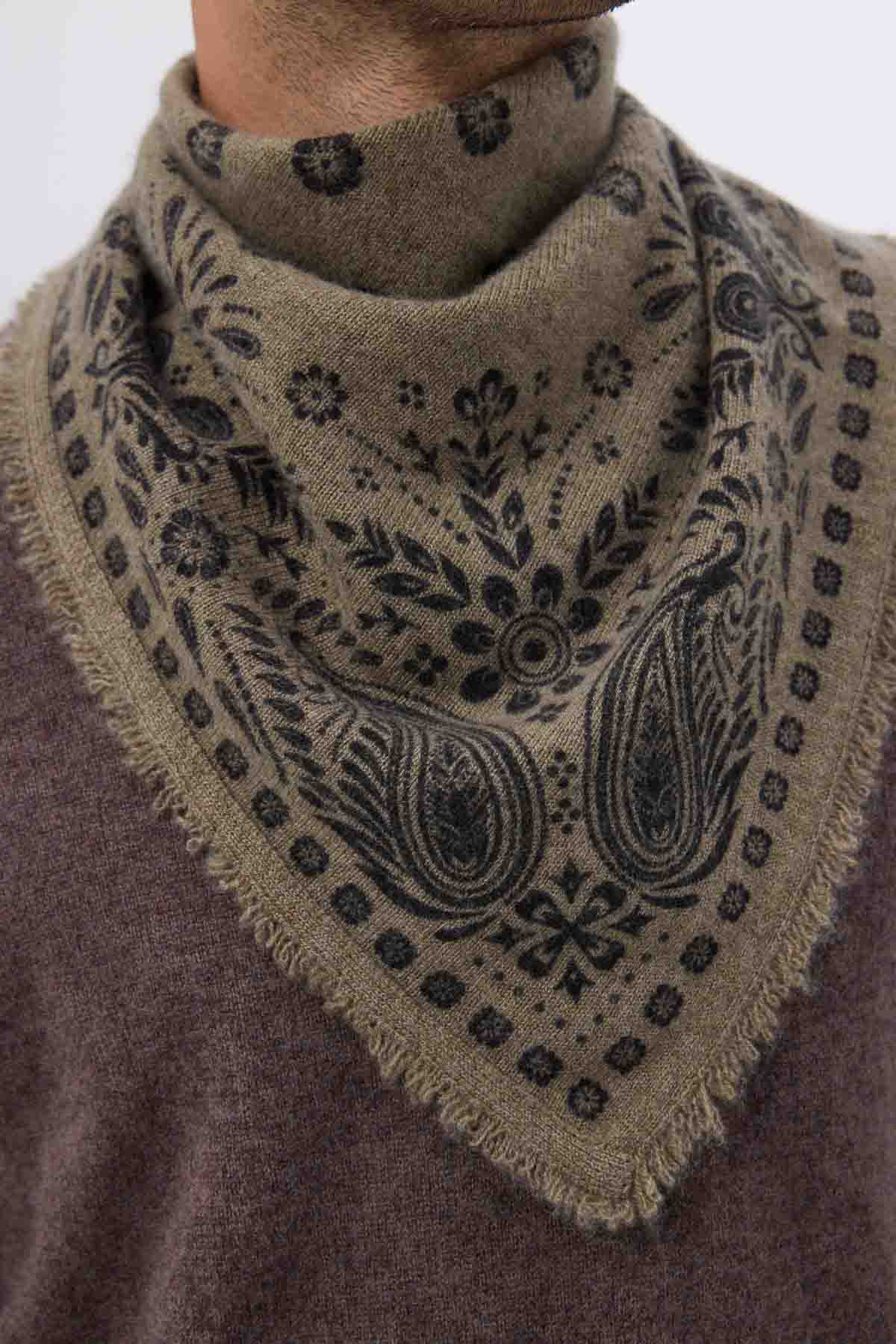 Bandana Small Angy veret khaki noir
