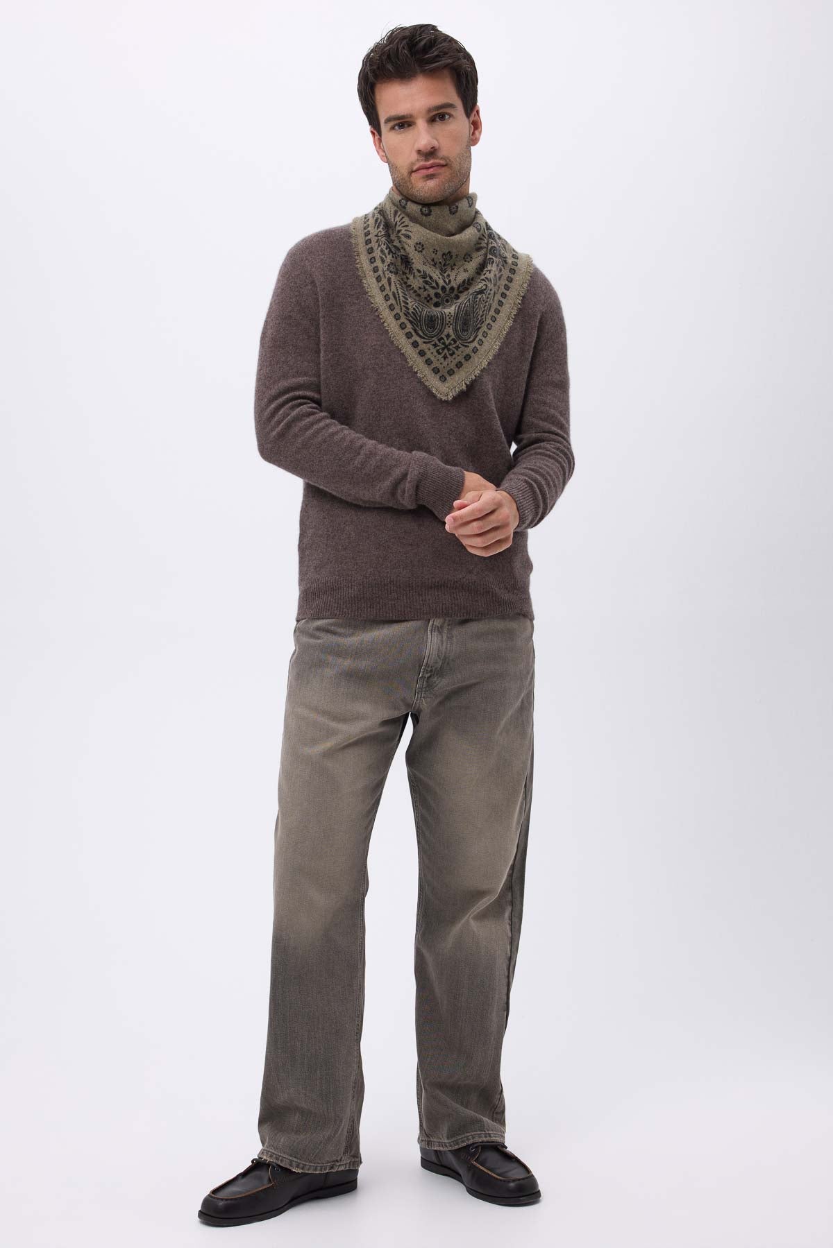 Bandana Small Angy veret khaki noir
