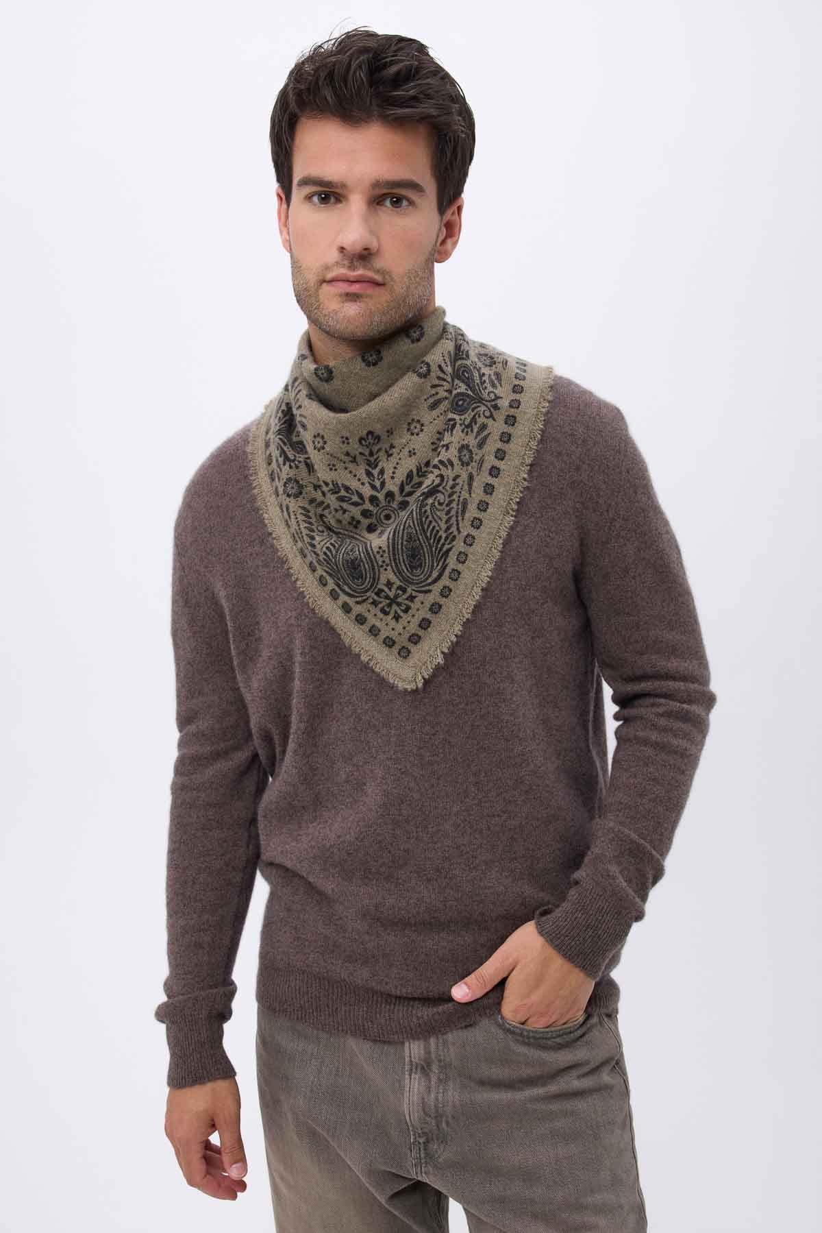 Bandana Small Angy veret khaki noir