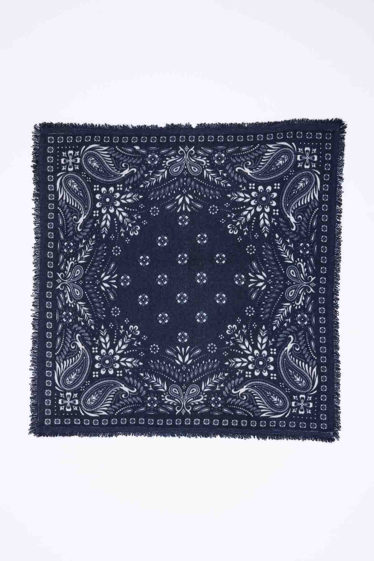 Bandana Small Angy bleu marine blanc