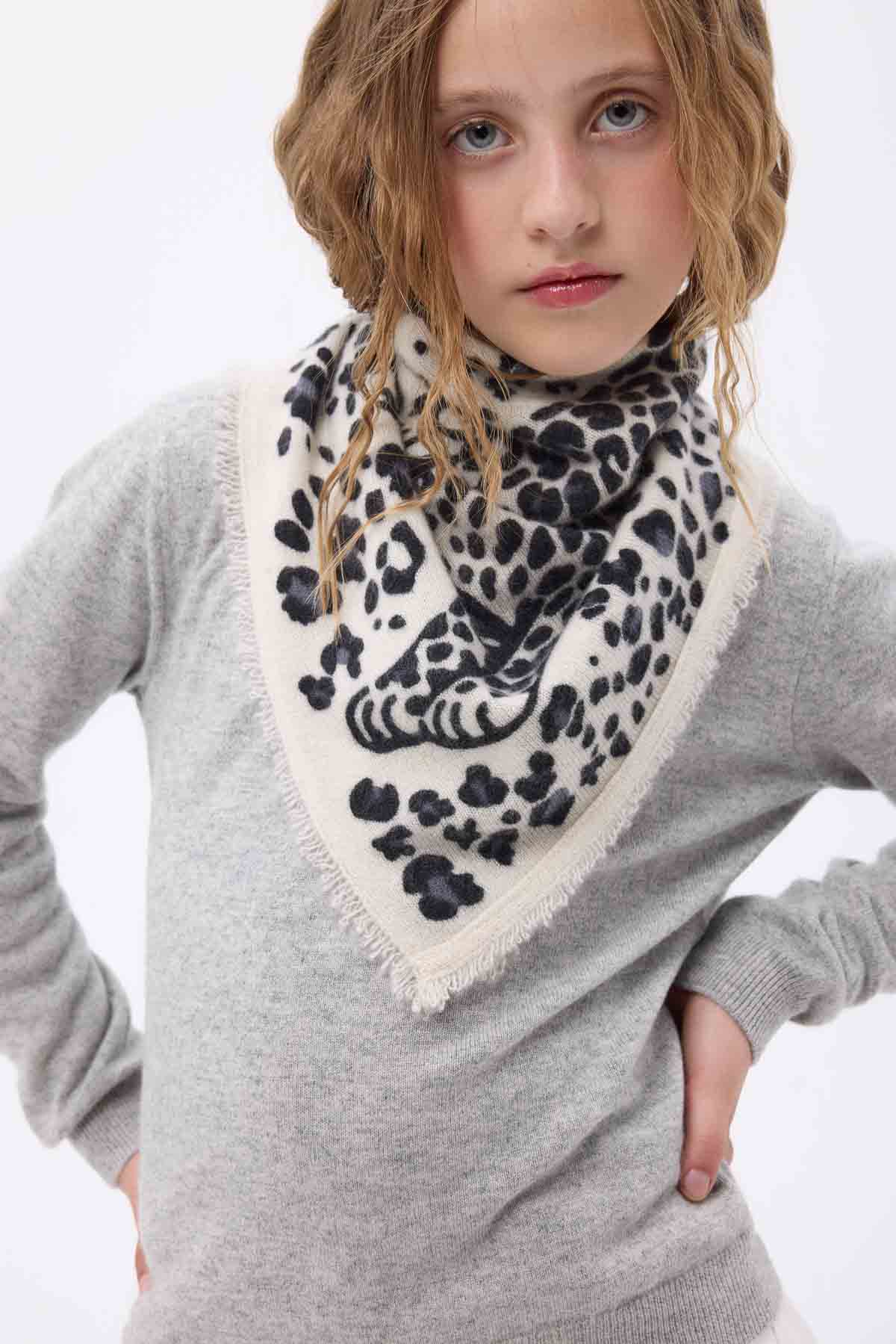 Bandana Dea blanc noir
