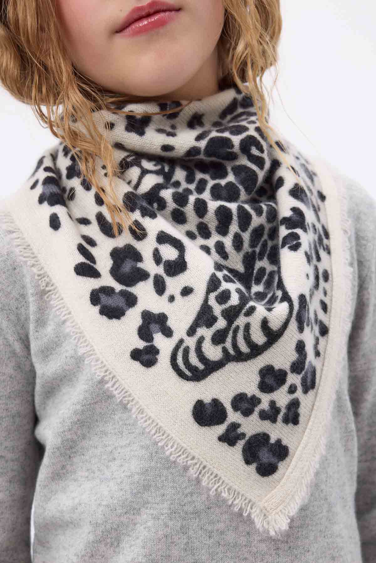 Bandana Dea blanc noir