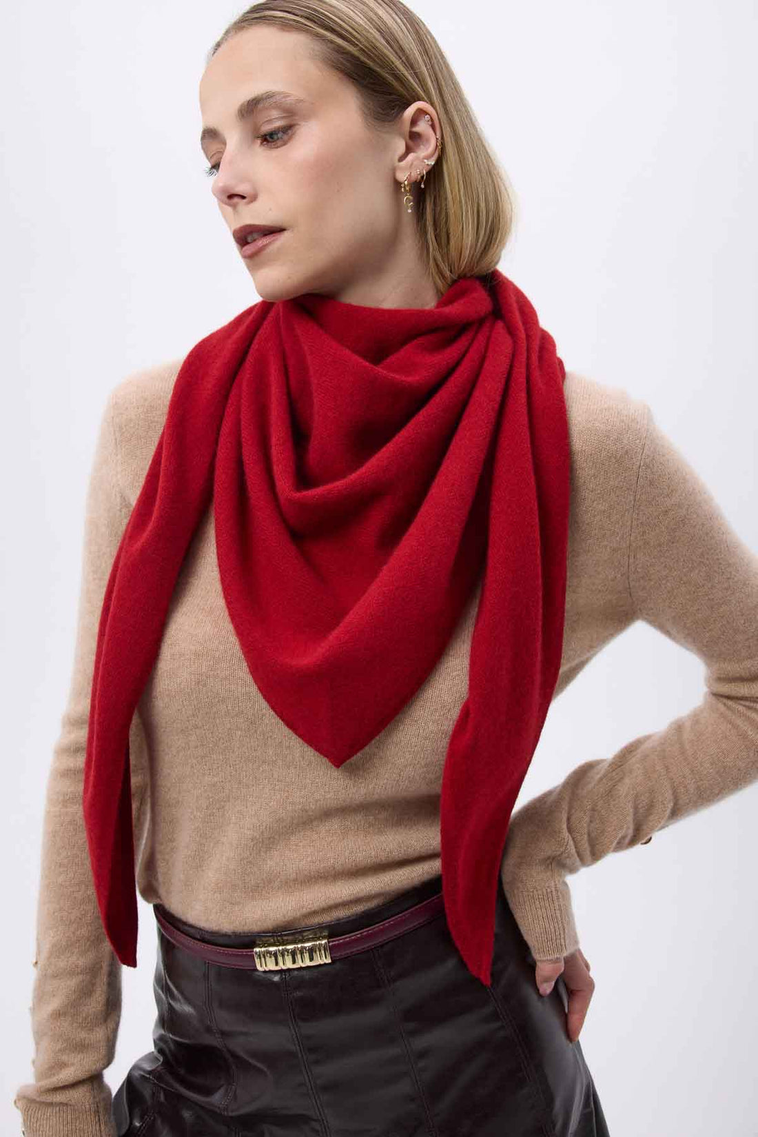 Bandana Sora rouge bordeaux