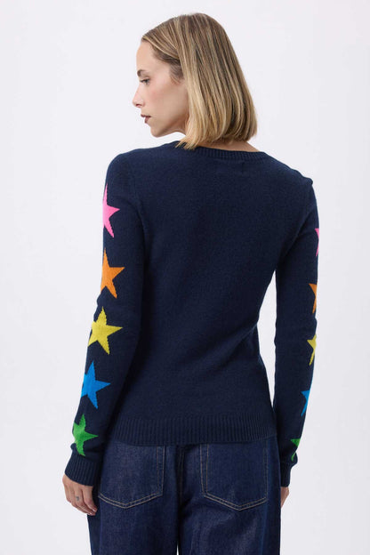 Stella bleu marine multicolor