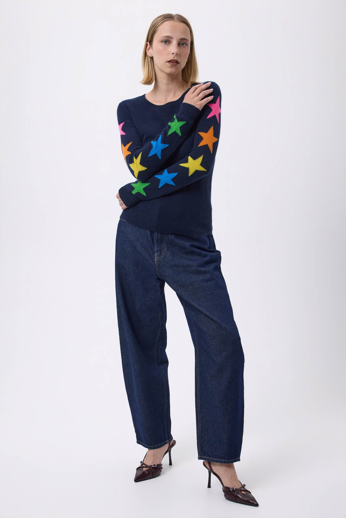 Stella bleu marine multicolor